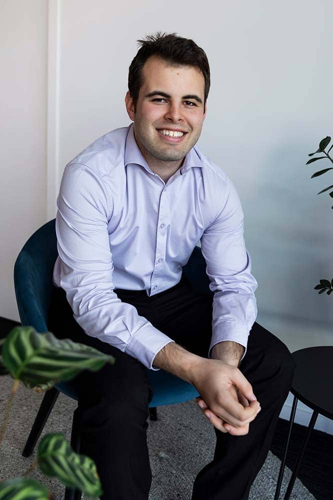 Professional headshot of Tobruk Gardiner, accountant at Hunter Withers, Pukekohe.