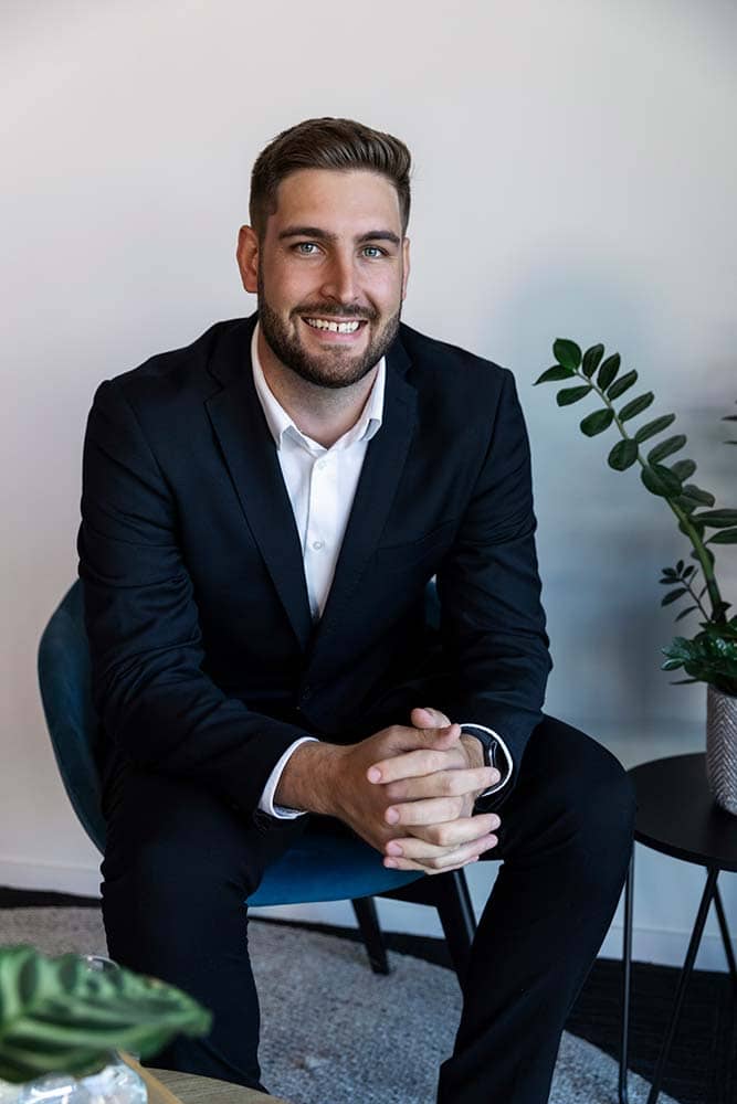 Professional headshot of Tristan Dixon, accountant at Hunter Withers, accounting firm in Pukekohe.